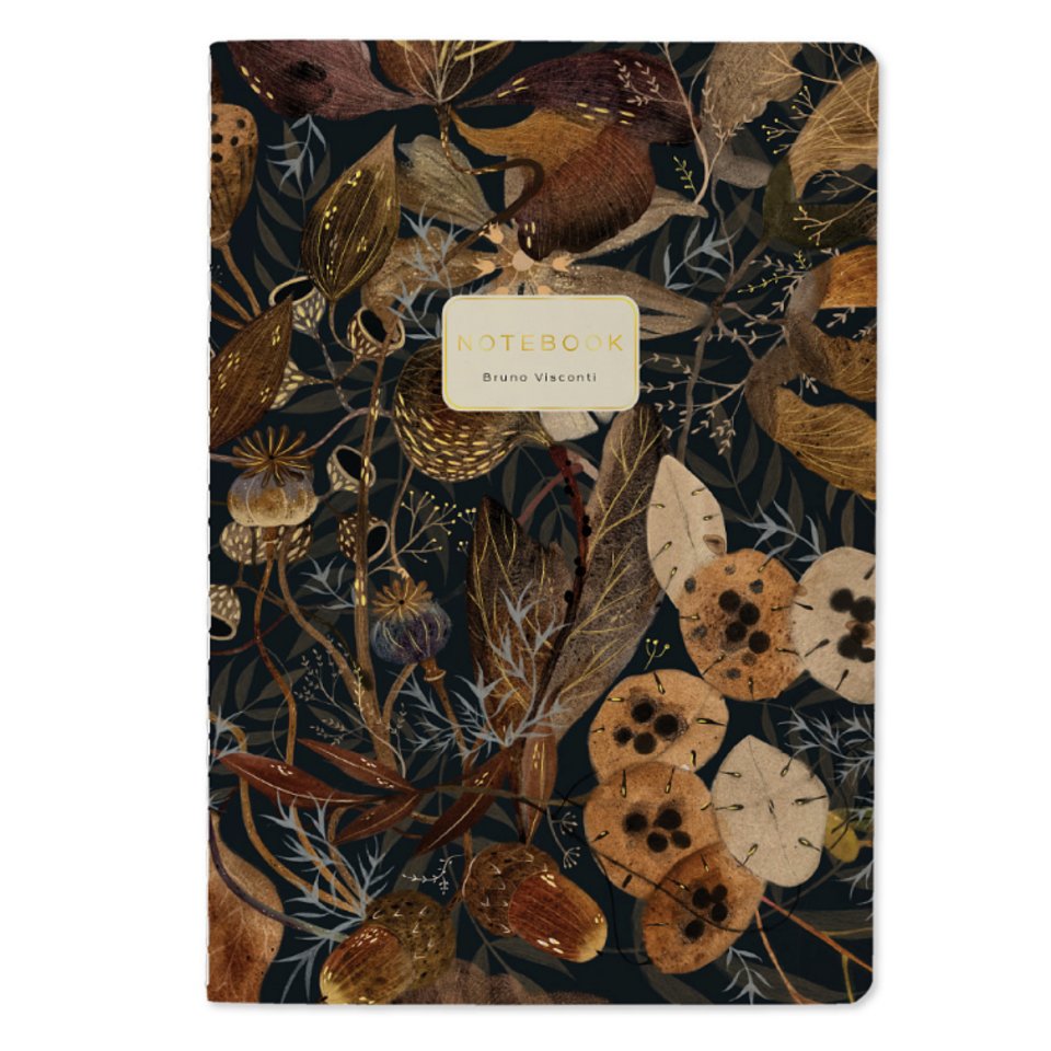 тетрадь 40 листов Flora Букет осени 7-40-001/158