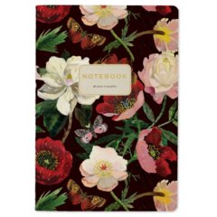 тетрадь 40 листов Floraw Пионы на черном 7-40-001/200