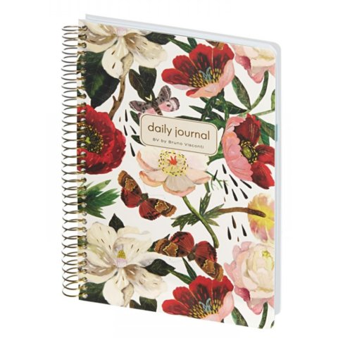 ежедневник А5 недатированный Floraw Пионы гребень 3-701/10