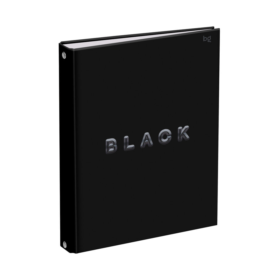 тетрадь на кольцах 120л Jast black 08667 378744