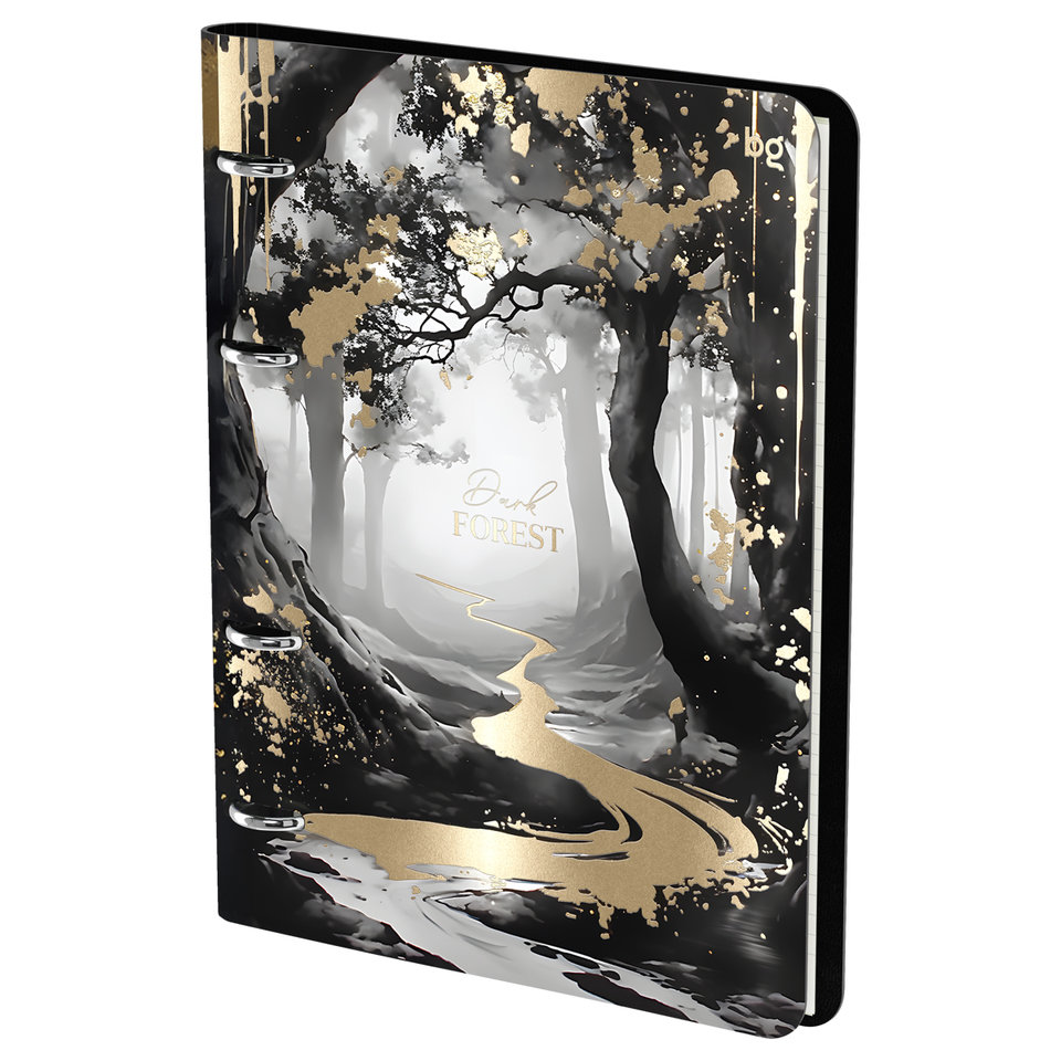 тетрадь на кольцах 120 листов Dark forest 59507 367489
