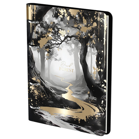 тетрадь на кольцах 120 листов Dark forest 59507 367489