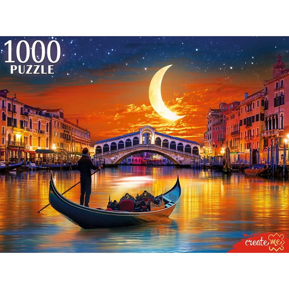 пазлы 1000 Ночная италия 8283