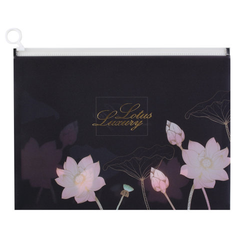 конверт на молнии Цветок лотоса А4 242198 конверт на молнии Цветок лотоса А4 242198