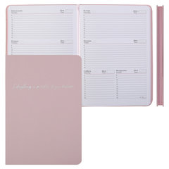 еженедельник А5 недатированный Simply розовый 253094