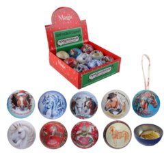 символ года 2026 подвеска шар с пожеланием 6,5см 95092