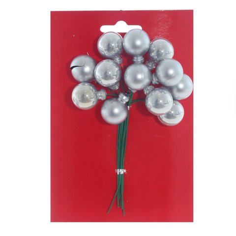 новогоднее украшение Шарики серебро 753350 новогоднее украшение Шарики серебро 753350
