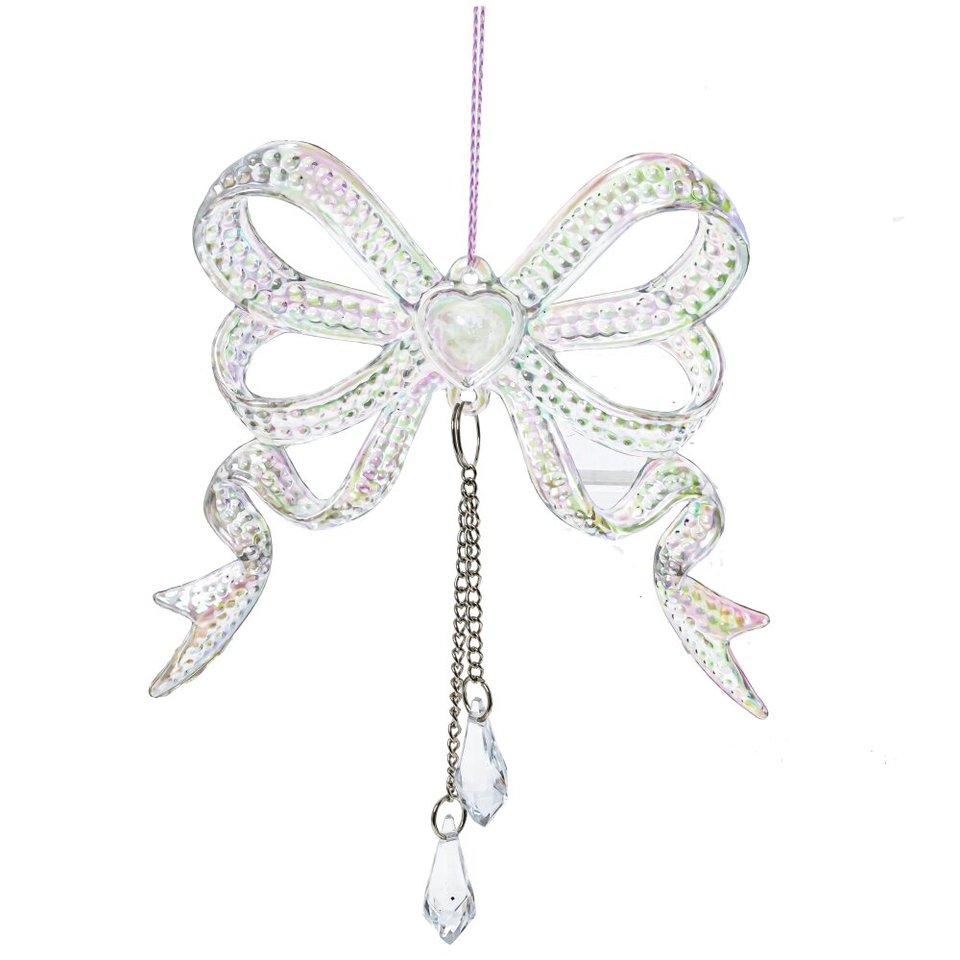 новогоднее украшение акриловое Бантик 15см 807995