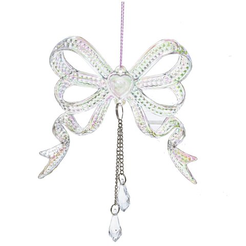 новогоднее украшение акриловое Бантик 15см 807995