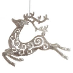 новогоднее украшение акриловое Олень 11см 822784