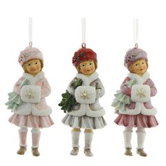 фигурка Девочка на подвесе 11см 3 вида 752699