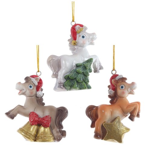 символ года 2026 фигурка лошадка на подвесе 7см 3в 821419