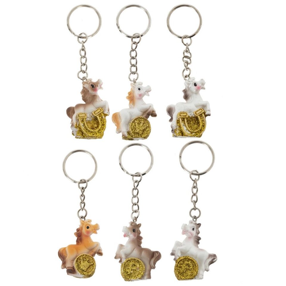 символ года 2026 брелок лошадка 4см 6в 821424