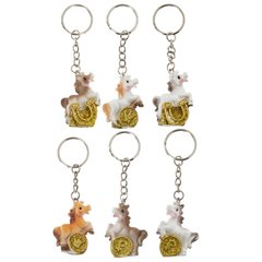 символ года 2026 брелок лошадка 4см 6в 821424