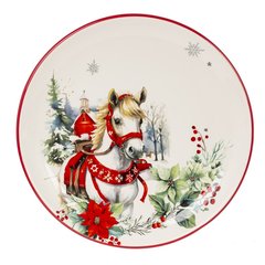 символ года 2026 тарелка лошадь 25см 821567