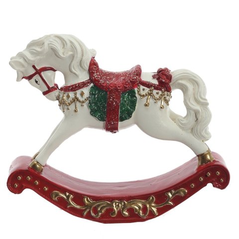 символ года 2026 фигурка лошадка-качалка 9см 826246