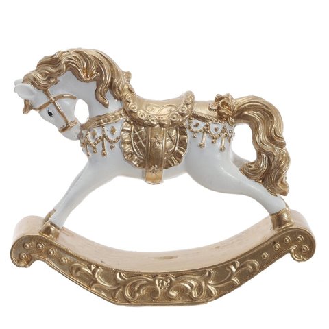 символ года 2026 фигурка лошадка-качалка 9см 826247