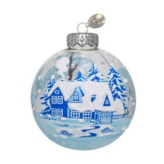 игрушка стеклянная шар зимний 6,5см ку-65-51/23/1