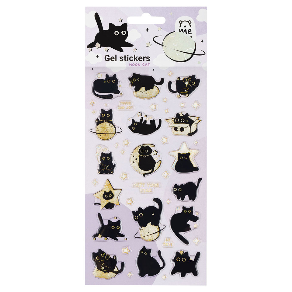 наклейки объемные Moon cat 66392 382756