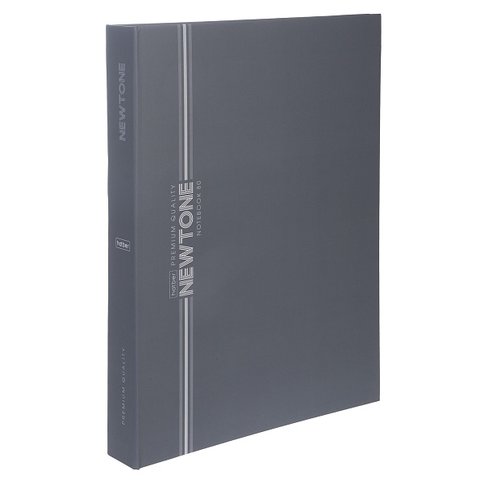 тетрадь на кольцах А4 80л NEWtone pastel Серый агат 05060 091996
