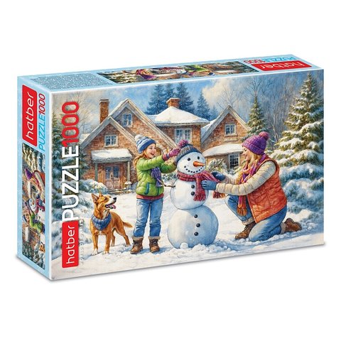 пазлы 1000 Снеговичок 35224 093281