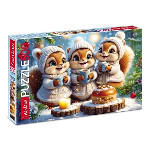 пазлы 500 Белочки подружки 32842 089422