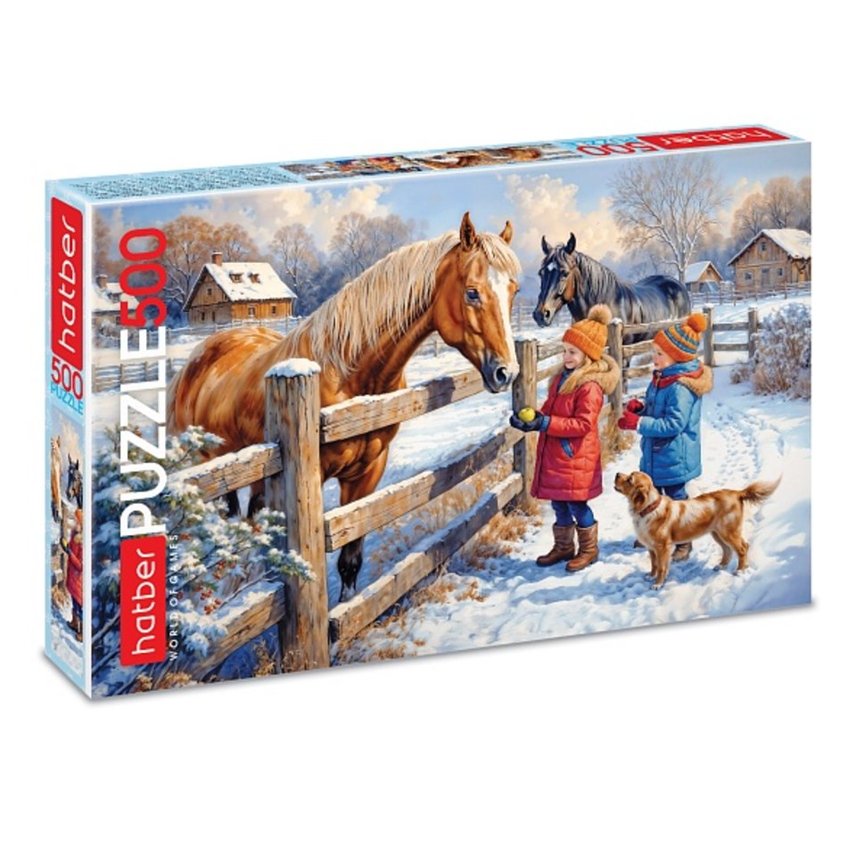 пазлы 500 Снежное утро 35181 093181