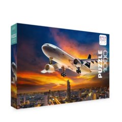 пазлы 1000 Самолет над городом pzl-1000/50