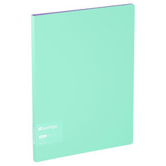 папка с прозрачными листами 20л А4 14мм Fuze 0.6мм мятная db4_20922