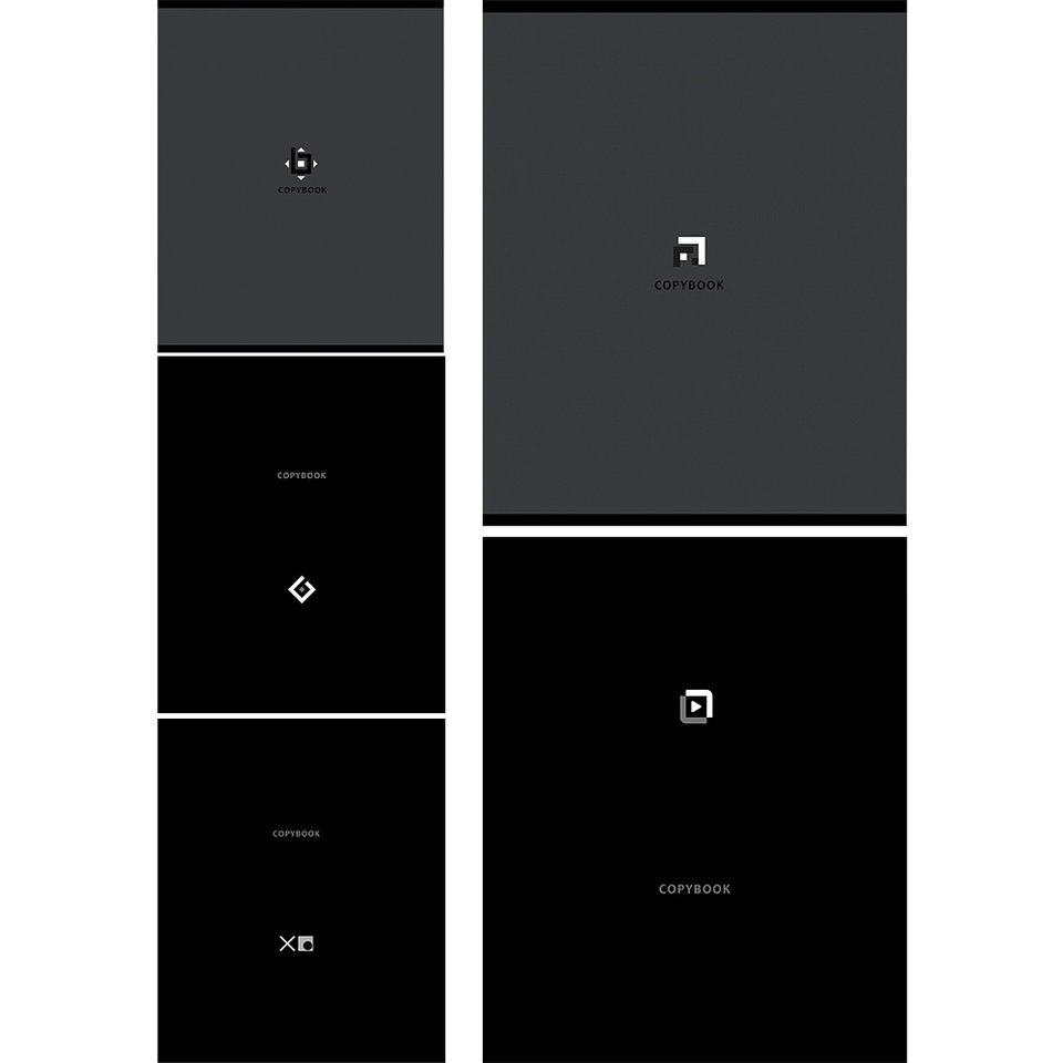 тетрадь 48л Минимализм (mon black) клетка 8417