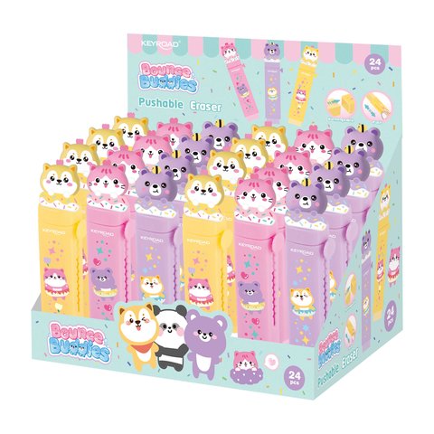 ластик Cute cartoon пластиковая упаковка выдвижной kr980034