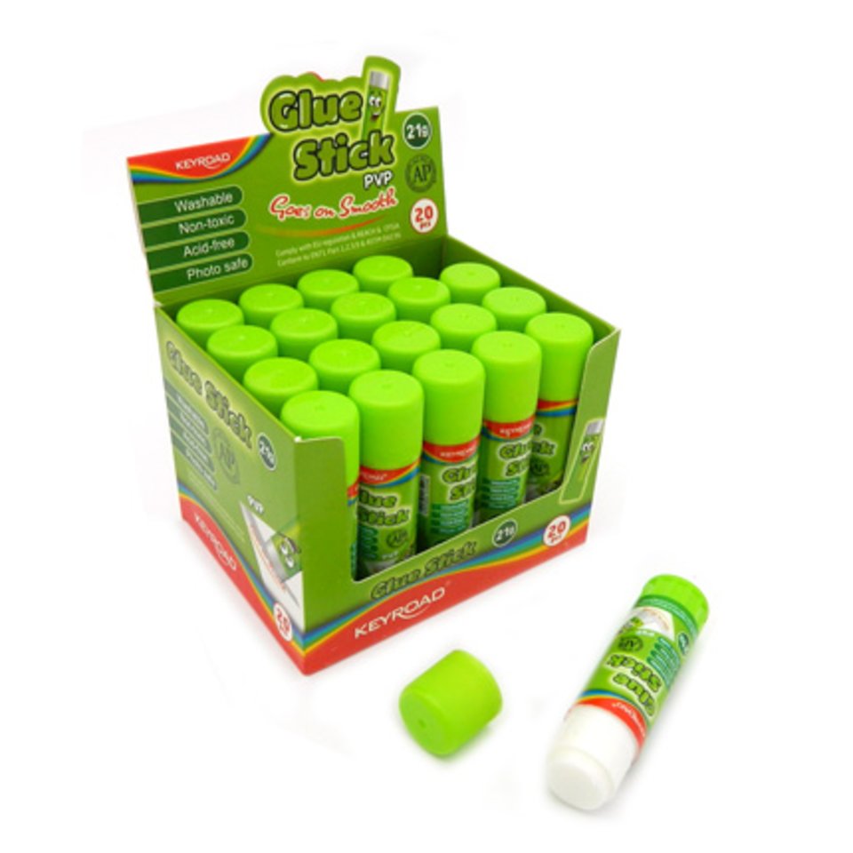 клей-карандаш 21гр Keyroad pvp kr971292