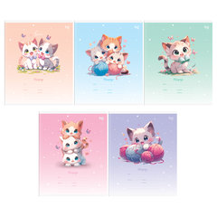 тетрадь 12л Kitty love косая линия 08913 379127