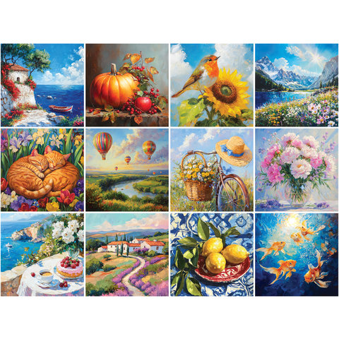 календарь настенный 12л 29х29 Солнечные дни 371017 2026г