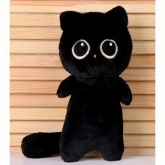 игрушка Глазастый котик черный 65см рт-00021729