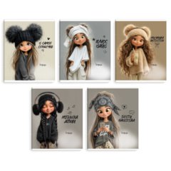 тетрадь 18л Девчонки на стиле клетка 70905