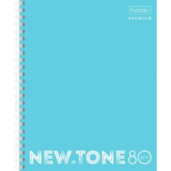 тетрадь 80л NEWtone Незабудка гребень 05025 065634