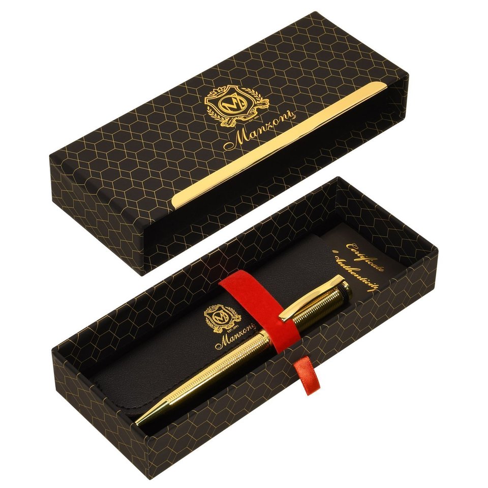 ручка Manzoni Arezzo рифленый корпус золото maab-gb/263661