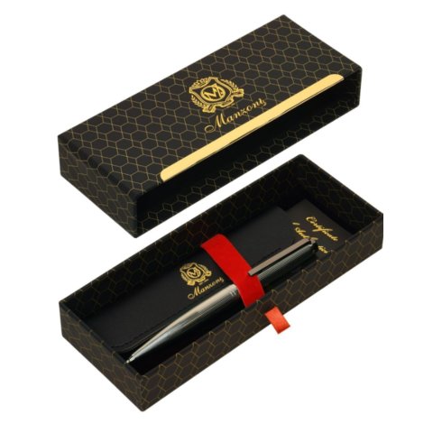ручка Manzoni Monza серебро оружейный mamb-sgm/263662
