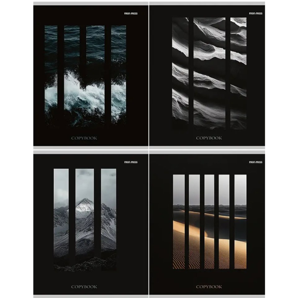 тетрадь 96л Виды природы клетка 4323