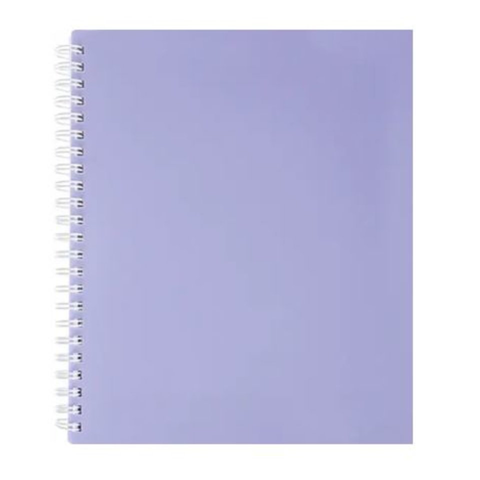 тетрадь А4 80л NEWtone pastel лаванда пластиковая обложка гребень 05019 061936