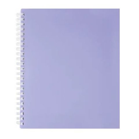 тетрадь А4 80л NEWtone pastel лаванда пластиковая обложка гребень 05019 061936