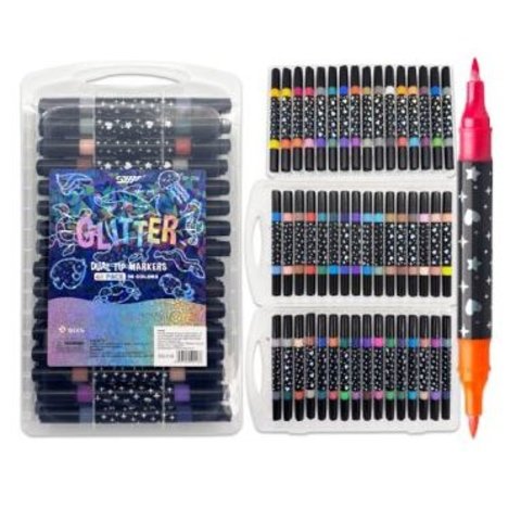 скетч маркеры 96цв 48шт Gliter hobby пластиковая упаковка do-216