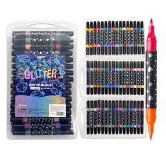 скетч маркеры 96цв 48шт Gliter hobby пластиковая упаковка do-216