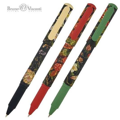 ручка шариковая Flora black night в тубе 20-0264/23