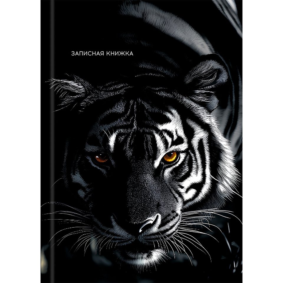 записная книжка А6 48л Тигр в зарослях 9510