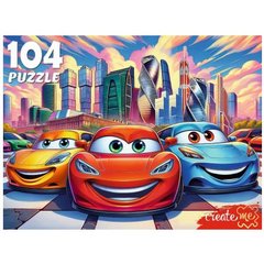 пазлы 104 Городские машинки 7737