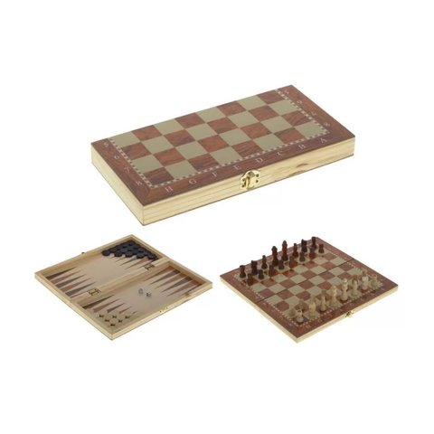 набор настольных игр Шахматы, шашки, нарды 241716