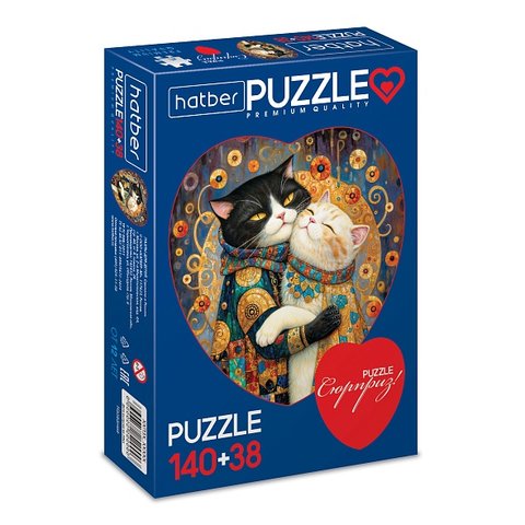пазлы 160 Сердца Сказочные коты 140+38д 35851 094592