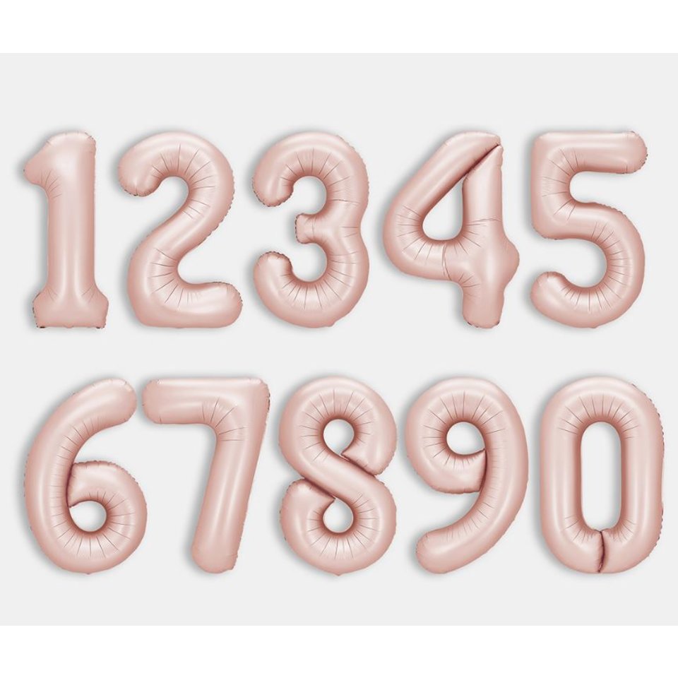 шар фольгированный цифра 1 Винтажная роза сатин 26711